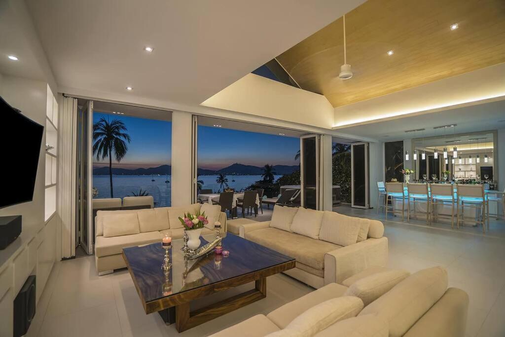 Villa Nirvana - Beachfront Tropical Chic 4Br Haven In Cape Panwa, Phuket 반 아오 마크함 외부 사진