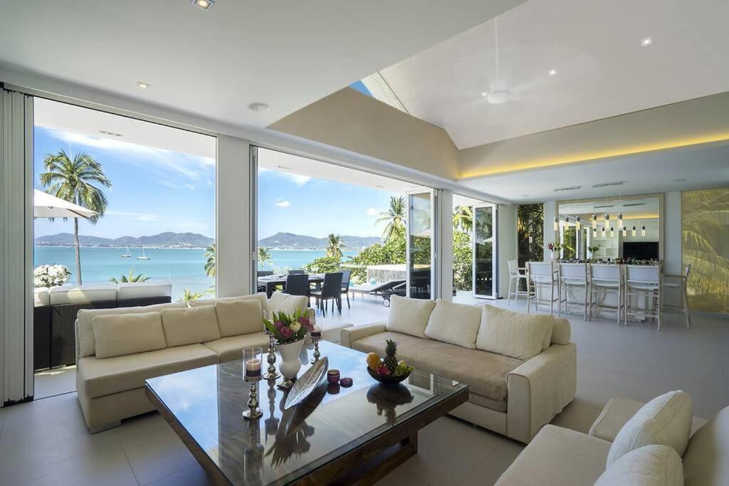 Villa Nirvana - Beachfront Tropical Chic 4Br Haven In Cape Panwa, Phuket 반 아오 마크함 외부 사진